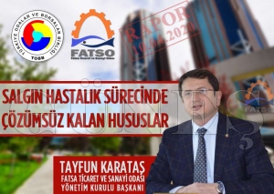FATSO Başkanı Tayfun Karataş Salgın hastalık Sürecinde çözümsüz kalan hususları değerlendirdi FATSO Başkanı Tayfun Karataş Salgın hastalık Sürecinde çözümsüz kalan hususları değerlendirdi