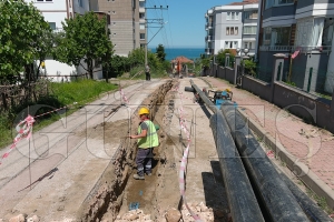 Yenilenen ime suyu hatt Evkaf mahallesinin uzun yllar ihtiyacn karlayacak