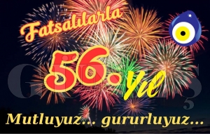Mutluyuz... Gururluyuz... G�ne� Gazetesi 56 ya��nda
