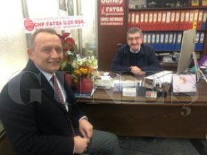 CHP Fatsa ilçe başkanı Murat İnanlı gazetemizi ziyaret etti CHP Fatsa ilçe başkanı Murat İnanlı gazetemizi ziyaret etti