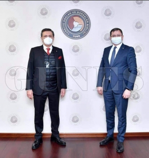 Bakan Karata ve Hisarcklolu Ankara'da bir araya geldi