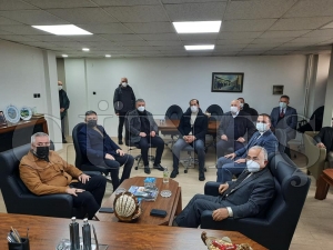 Ordu Bykehir Belediye Bakan Dr. Mehmet Hilmi Gler,  Fatsa Ticaret Borsasn ziyaret etti