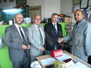 DİN GÖREVLİLERİNDEN ESNAF ZİYARETİ DİN GÖREVLİLERİNDEN ESNAF ZİYARETİ