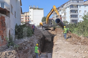 Aybast Esenliye 2 km yeni yamur suyu hatt