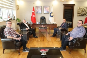 �SYM Ba�kan� Ersoy�dan, Rekt�r Ba��a ziyaret