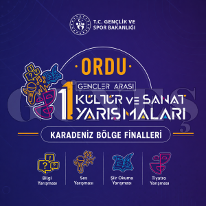 Gen�ler aras� K�lt�r ve Sanat Yar��malar� Karadeniz b�lge finalleri Ordu�da d�zenlenecek