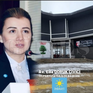 Bakan bakana  sert kt yi Parti Fatsa le Bakan Eda Doruk ivici 