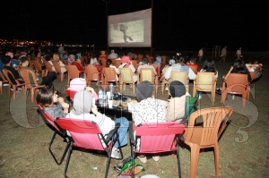 Açık havada nostaljik sinema keyfi Açık havada nostaljik sinema keyfi