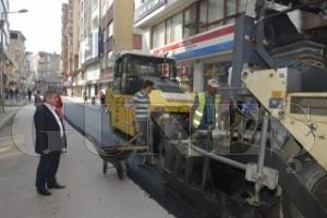 FATSA EHR MERKEZNDE BYKEHR DESTEYLE ASFALT YENLEME ALIMASI