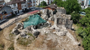 Fatsada tarihe k tutuluyor ...Aziz Konstantin ve Helena manastr'ndaki kaz almalarnda 5. dneme baland