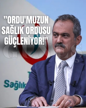 Ordu'nun sağlık ordusu güçleniyor: 33 yeni doktor atandı Ordu'nun sağlık ordusu güçleniyor: 33 yeni doktor atandı