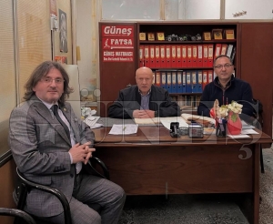 PROF. DR. TURUL ZCANDAN GAZETEMZE NEZAKET ZYARET