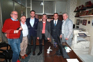 Başkanlardan gazetemize ziyaret Başkanlardan gazetemize ziyaret