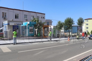 �bni-i Sina caddesi tepeden t�rna�a yenileniyor