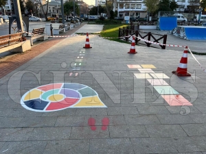 Ordu�nun sokaklar� oyun alan�na d�n���yor