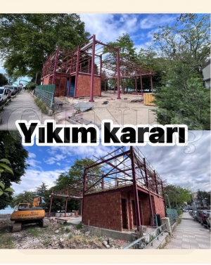 Atatürk Parkı’ndaki Uygunsuz Yapıya Yıkım Kararı! Atatürk Parkı’ndaki Uygunsuz Yapıya Yıkım Kararı!