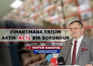 FATSO Bakan Karata: Finansmana  eriim artk acil bir sorundur