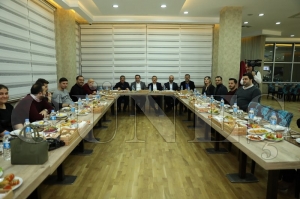 Başkan Anlayan gazeteciler ile buluştu Başkan Anlayan gazeteciler ile buluştu