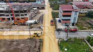 Fatsa�n�n her k��esinde kal�c� yat�r�mlarla g��l� altyap� �al��malar� devam ediyor