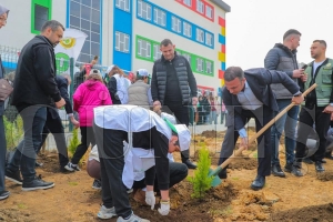 Fatsa�da milli a�a�land�rma g�n��nde fidanlar toprakla bulu�tu