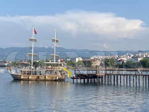 Ordu deniziyle  bart..75 bini akn yerli ve yabanc turist denizden Orduyu izledi