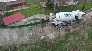 Fatsa�da beton yol konforu Bucakl��ya ula�t�