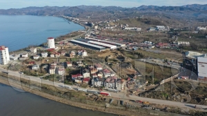 Fatsa Konakba���nda altyap� ya�mur suyu hatt�yla g��leniyor