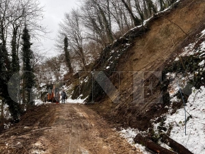 Fatsa belediyesi'nden heyelana h�zl� m�dahale