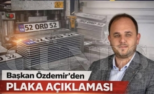 Fatsa �of�rler ve otomobilciler Odas��ndan plaka bas�m� duyurusu