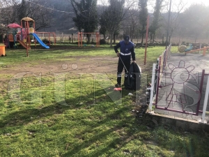 Fatsa Belediyesi�nden k��e bucak temizlik �al��mas�