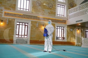 Fatsa�da camiler ramazan�a g�l kokusuyla haz�rland�