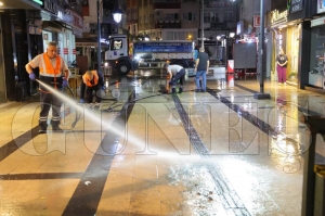 Fatsa�da mazgal temizli�i ve y�kama �al��mas�