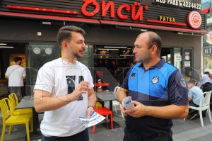 Fatsa�da �evre temizli�i i�in bro��rl� uyar�