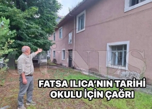 Fatsa Il�ca�n�n tarihi okulu i�in �a�r�