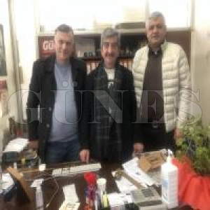 Fatih Arslan ve Mehmet Gülmez gazetemizi ziyaret etti Fatih Arslan ve Mehmet Gülmez gazetemizi ziyaret etti
