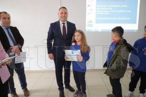 Fatsa Belediyesinden rencilere sfr atk ve klim deiiklii eitimi