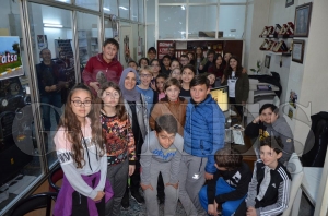 rencilerden gazetemize ziyaret