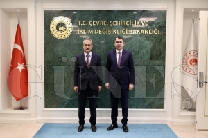 Özer'den bakan Kurum'a ziyaret... Özer'den bakan Kurum'a ziyaret...