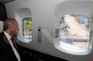 Cumhurbakan Erdoan, Afet Blgesinde ncelemede Bulundu
