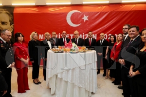 Cumhuriyet resepsiyonu yap�ld�