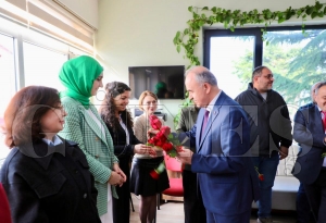 Vali Eroldan retmenler gn ziyareti