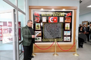 Kar��yaka Ortaokulu�na �ehit Bilgin �elenk�in �smi Verildi