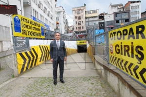 Fatsa meydan kapal otopark hizmete girdi