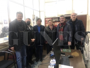 Sefai Uzunyurt gazetemizi ziyaret etti Sefai Uzunyurt gazetemizi ziyaret etti