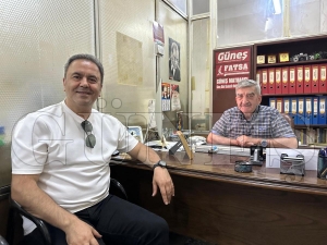 Aydn Beyolundan Gne Gazetesine anlaml ziyaret