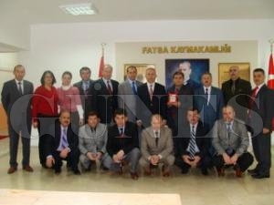 KAYMAKAM YURDAER'DEN TSE TEMSLCSNE PLAKET