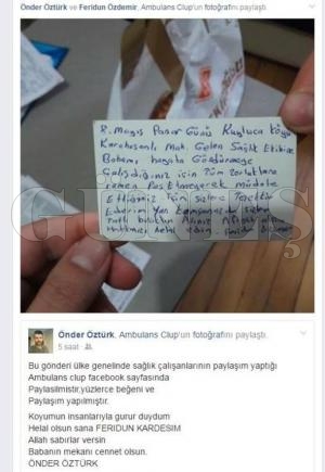 112 EKİBİNİ DUYGULANDIRAN NOT 112 EKİBİNİ DUYGULANDIRAN NOT