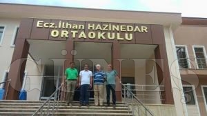 HAZİNEDAR’IN YAPTIRDIĞI OKULU İNCELEDİLER HAZİNEDAR’IN YAPTIRDIĞI OKULU İNCELEDİLER