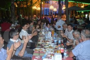 Gne Gazetesi alanlar ve  din grevlileri iftar'da bulutu