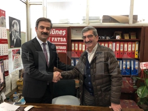 AK Parti Fatsa Belediye Başkan A. Adayı Murat Yiğit gazetemizi ziyaret etti AK Parti Fatsa Belediye Başkan A. Adayı Murat Yiğit gazetemizi ziyaret etti